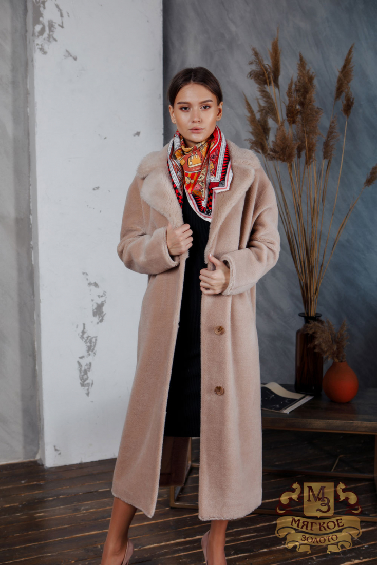 Пальто женское шерстяное с экомехом TORRISS K88320Y-52