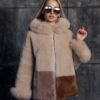 Пальто женское шерстяное с мехом TORRISS K88631YD