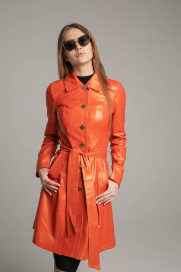 Кожаная куртка Orange женская