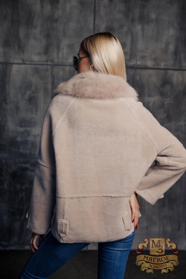 Пальто женское шерстяное с мехом TORRISS AK028-W-F