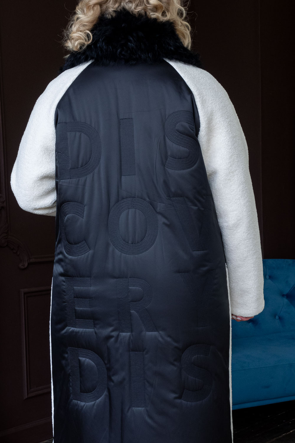 Пальто женское из эко-меха Alex ЭК-200