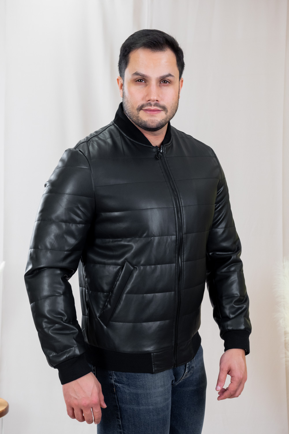 Куртка мужская из эко-кожи 162