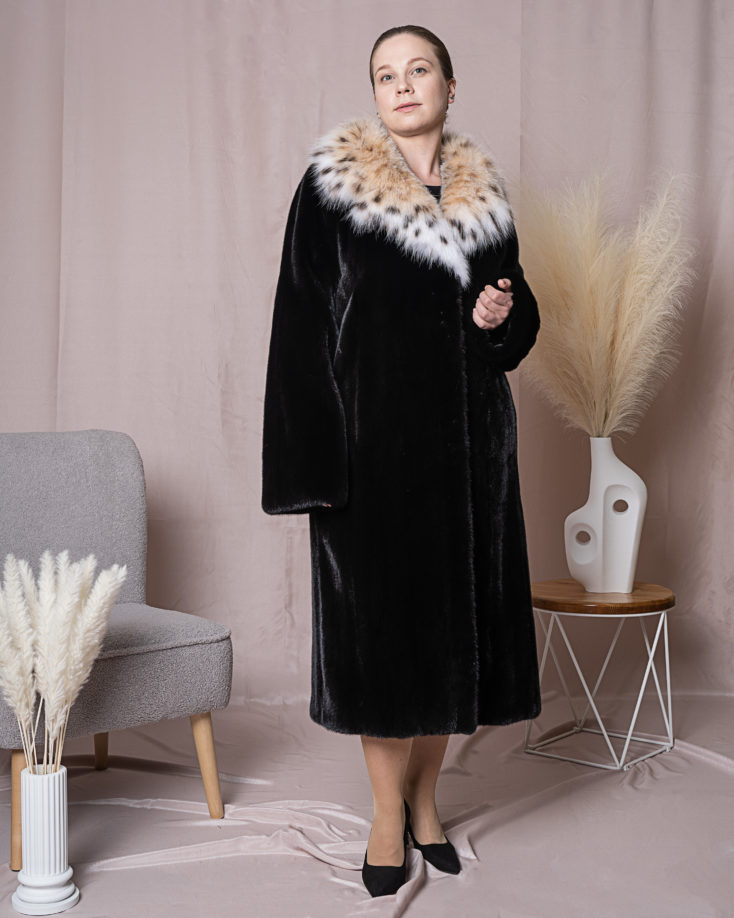 Шуба норковая MS MOUSIOS FURS 0-2303 COLLAR