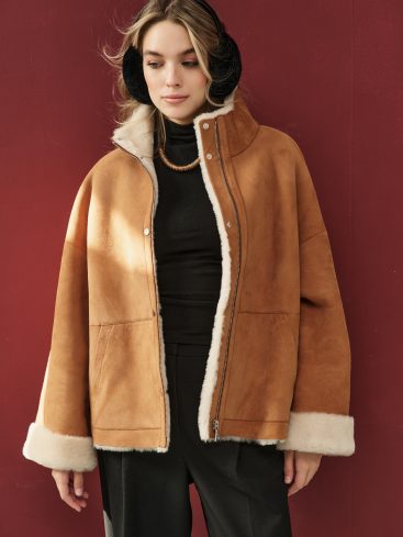 Дубленка женская из овчины Viva Dolce Vita 89177L/65VD