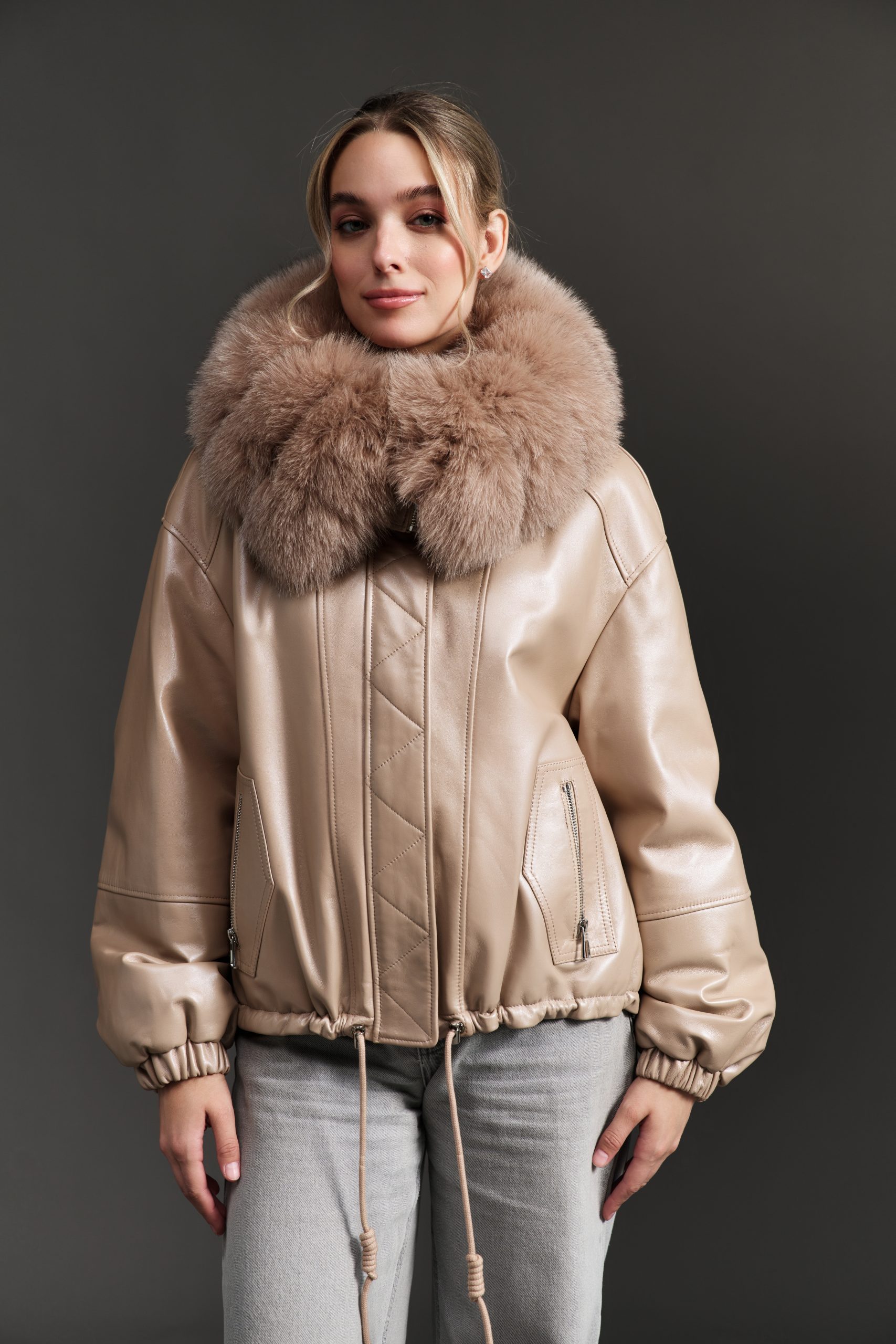 Куртка женская из натуральной кожи STELLA ROSSA L-2818 Куртка женская из натуральной кожи STELLA ROSSA L-2818